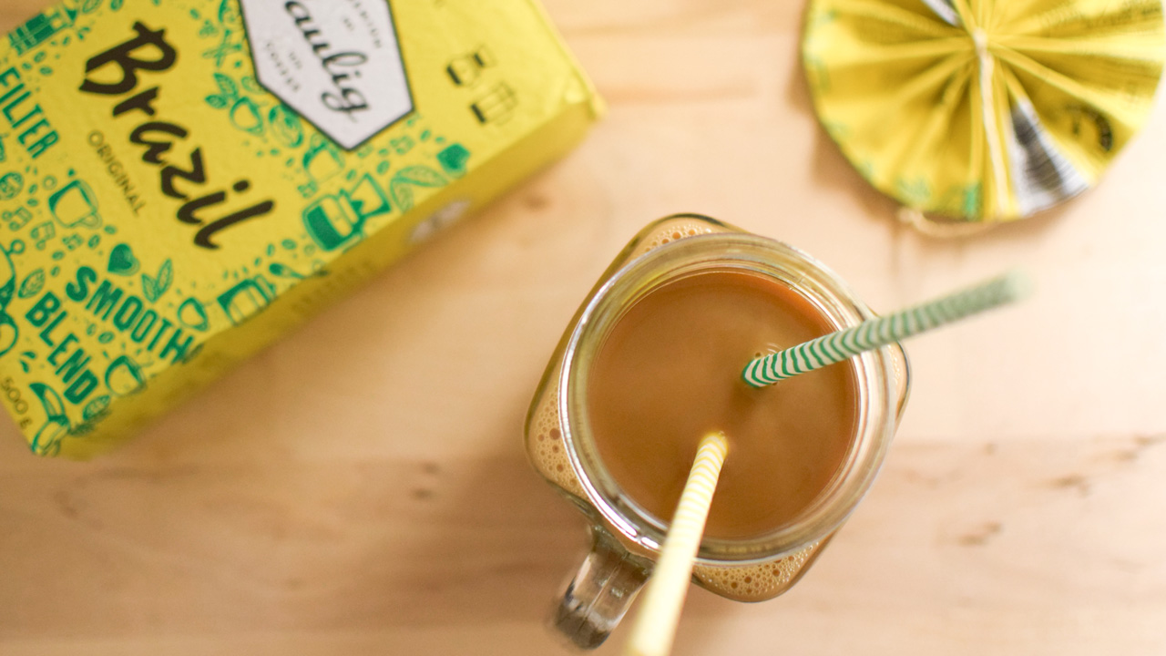 Hunajakahvi saa makeutensa hunajasti ja pehmeästä Brazil kahvista
