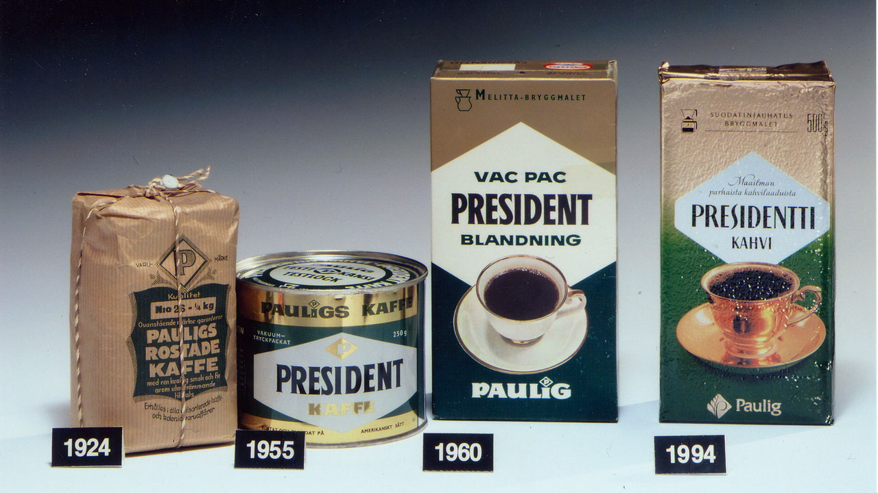 Presidentti-kahvia kutsuttiin aiemmin Presidentin sekoitukseksi