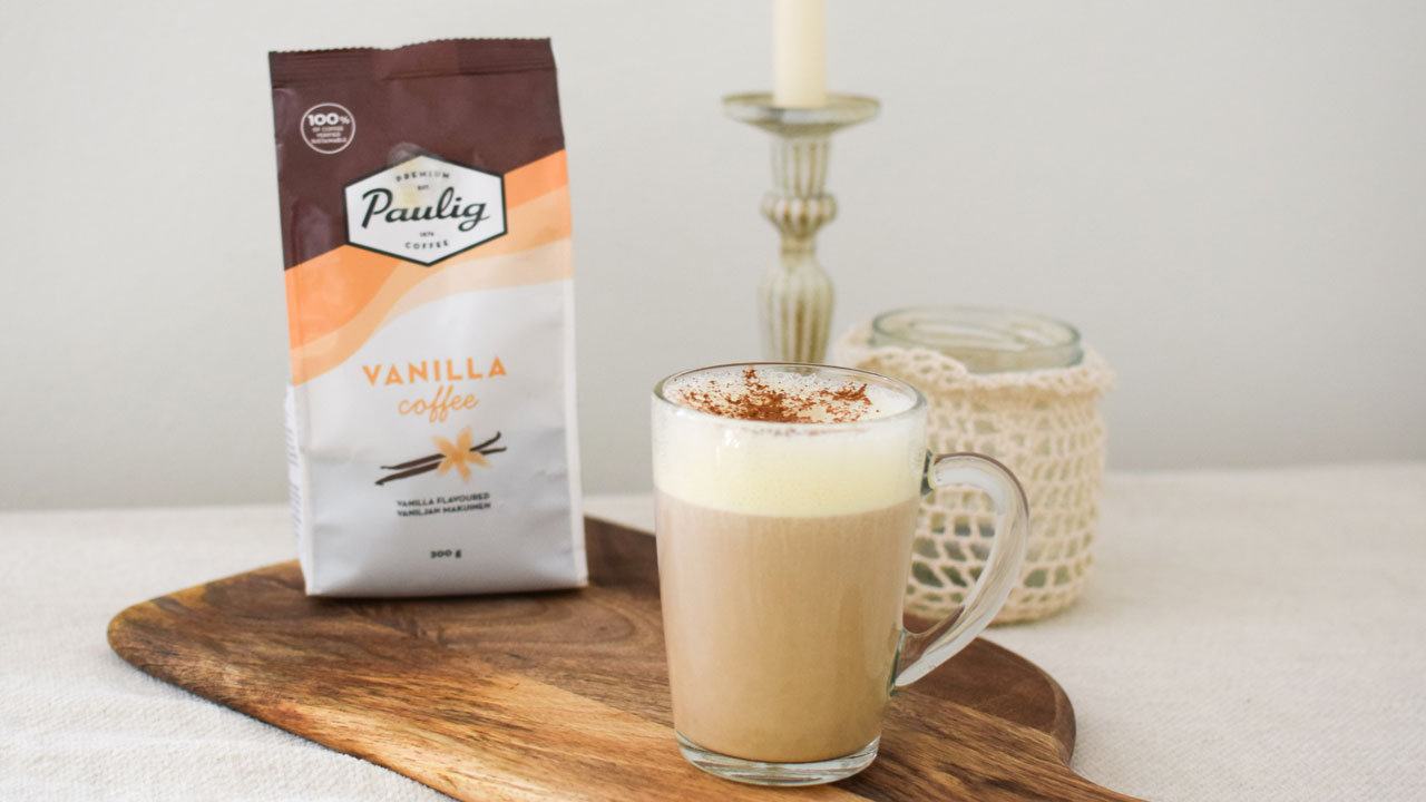 Blonde latte on vaniljainen kahvijuoma vaniljakahvista