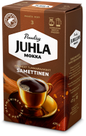 Juhla Mokka Samettinen -tuotepakkaus.
