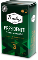 Vihreä Presidentti Tumma Paahto -kahvipakkaus